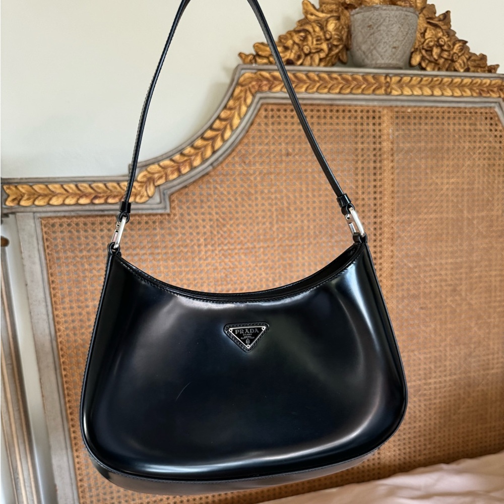 Prada Cleo Brushed Leather Shoulder Bag Excellent Condition - Picture 11 of 13